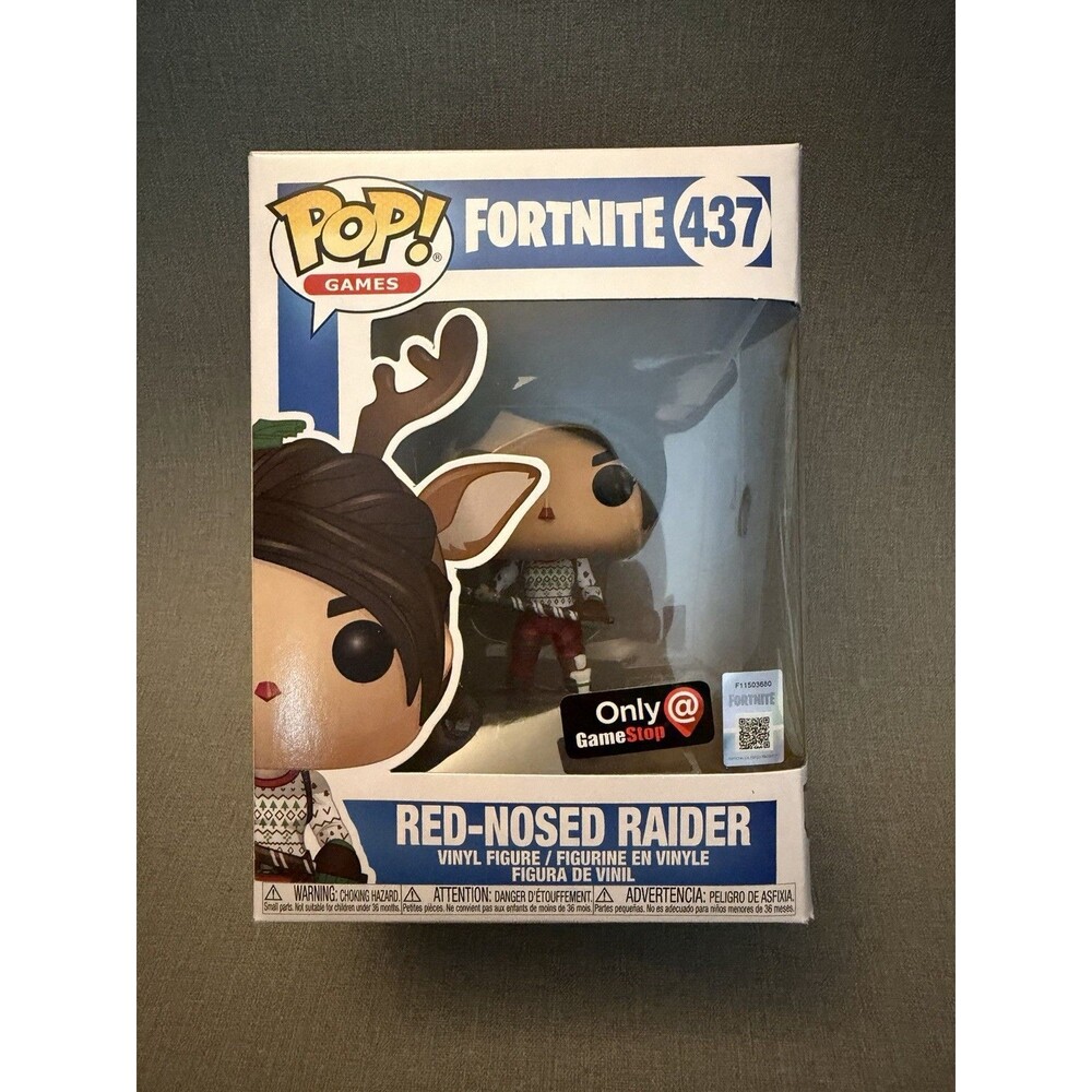 Funko Pop! Fortnite Red-Nosed Raider #437 GameStop Exclusive Vinyl